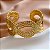 BRACELETE GROSSO INFINITO TEXTURIZADO DOURADO AÇO 316L⭐️ - Imagem 3