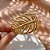 PULSEIRA/BRACELETE FOLHA VAZADA DOURADO AÇO 316L⭐️ - Imagem 2