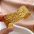 PULSEIRA/BRACELETE FIO ONDULAOD MARTELADO DOURADO AÇO 316L⭐️ - Imagem 2