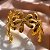PULSEIRA/BRACELETE FLORES DOURADO AÇO 316L⭐️ - Imagem 2