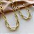 CONJUNTO COLAR E PULSEIRA CORRENTE ELOS OVAIS DOURADO AÇO 316L PREMIUM⭐️ - Imagem 1