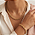CONJUNTO COLAR E PULSEIRA CORRENTE ELOS TORCIDOS DOURADO AÇO 316L PREMIUM⭐️ - Imagem 1