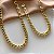 CONJUNTO COLAR E PULSEIRA CORRENTE GROSSA DOURADO AÇO 316L PREMIUM⭐️ - Imagem 2