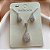 CONJUNTO COLAR E BRINCO CRAVEJADO MINI ZIRCÔNIAS GOTA FOLHEADO ⭐️ - Imagem 4
