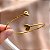 BRACELETE REGULÁVEL FIO CORAÇÃO DOURADO AÇO 316L PREMIUM⭐️ - Imagem 2