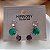BRINCO EAR CUFF PEDRAS REDONDAS DE ZIRCÔNIAS COLOR PRATEADO BIJU - Imagem 2