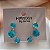 BRINCO EAR CUFF PEDRAS REDONDAS DE ZIRCÔNIAS COLOR PRATEADO BIJU - Imagem 3