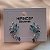BRINCO EAR CUFF FOLHAGEM DE ZIRCÔNIAS COLOR PRATEADO BIJU - Imagem 3