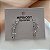 BRINCO EAR CUFF DELICADO CORAÇÃO E QUADRADO ZIRCÔNIAS COLOR PRATEADO BIJU - Imagem 4
