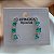 BRINCO EAR CUFF DELICADO CORAÇÃO E QUADRADO ZIRCÔNIAS COLOR PRATEADO BIJU - Imagem 3