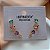 BRINCO EAR CUFF DELICADO CORAÇÃO E QUADRADO ZIRCÔNIAS COLOR DOURADO BIJU - Imagem 2