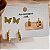 KIT DE BRINCOS BORBOLETA DETALHADA E ARGOLAS DOURADO AÇO 316L⭐️ - Imagem 2