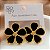 BRINCO FLOR DELICADA ESMALTADO DOURADO AÇO 316L⭐️(GRUPO 1) - Imagem 3