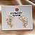 BRINCO EAR CUFF GOTAS DE ZIRCÔNIAS COLOR DOURADO BIJU - Imagem 2