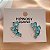 BRINCO EAR CUFF GOTAS DE ZIRCÔNIAS COLOR PRATEADO BIJU - Imagem 5