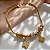 PULSEIRA PINGENTES TREVOS E ZIRCÔNIAS DOURADO AÇO 316L⭐️ - Imagem 1