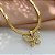 COLAR FITA PINGENTE BORBOLETA COM ZIRCÔNIAS DOURADO AÇO 316L⭐️ - Imagem 2