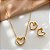 CONJUNTO BRINCO E COLAR CORAÇÃO FIO DOURADO AÇO 316L⭐️ - Imagem 1