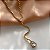 COLAR ESTILO GRAVATINHA BOLINHAS CORAÇÃO E GOTA ZIRCÔNIAS DOURADO AÇO 316L⭐️ - Imagem 1