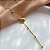 COLAR CORRENTE BOLINHAS CORAÇÃO LISO DOURADO AÇO 316L⭐️ - Imagem 1