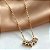 COLAR ZIRCÔNIAS NAVETE DOURADO AÇO 316L⭐️ - Imagem 1