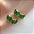KIT 2 PIERCINGS FAKE ZIRCÔNIAS GOTAS COLOR DOURADO BIJU - Imagem 4