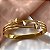 PULSEIRA/BRACELETE 3 FIOS BORBOLETAS DOURADO AÇO 316L⭐️ - Imagem 2