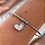 PULSEIRA/BRACELETE PINGENTE CORAÇÃO ESMALTADO AÇO 316L⭐️ - Imagem 2