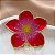 PRESILHA FLOR HIBISCO METAL ESMALTADO BIJU (GRUPO 1) - Imagem 4