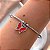 PULSEIRA/BRACELETE PINGENTE BORBOLETA ESMALTADO AÇO 316L⭐️ - Imagem 3