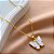 COLAR PINGENTE BORBOLETA MADREPÉROLA E MINI ZIRCÔNIAS DOURADO AÇO 316L⭐️ - Imagem 3