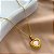 COLAR CORAÇÃO PEDRA OLHO DE GATO DOURADO ZIRCÔNIAS AÇO 316L⭐️ - Imagem 1