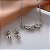 CONJUNTO BRINCOS E COLAR GOTAS E MINI ZIRCÔNIAS AÇO 316L⭐️ - Imagem 2