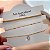 KIT 3 PULSEIRAS CORRENTE PINGENTE PONTO DE LUZ E BOLINHAS DOURADO AÇO 316L⭐️ - Imagem 2