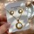 CONJUNTO COLAR E BRINCO SOLAR MADREPÉROLA COLOR DOURADO AÇO 316L⭐️ - Imagem 3