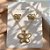 CONJUNTO COLAR E BRINCO BORBOLETA ESMALTADA COLOR DOURADO AÇO 316L⭐️ - Imagem 3