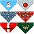 Combo de Bandanas Medias de Natal - Imagem 1
