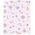 Cobertor karinho Papi algodão - florzinha rosa - Imagem 3