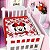 Cobertor infantil Jolitex Minnie Coração Vermelho - Imagem 1