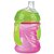 Copo Nuby com alça 240 ml - rosa e verde - Imagem 2
