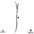 Tesoura CANHOTO Curva Chrome 440C 7.5" Premium - Imagem 3