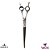 Tesoura CANHOTO Curva Chrome 440C 7.5" Premium - Imagem 1