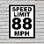 Placa de Parede Decorativa: Speed Limit (LACRADO) - Imagem 1