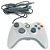 Controle Microsoft Branco Com Fio - Xbox 360 - Imagem 1