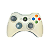 Controle Microsoft Branco Sem Fio - Xbox 360 - Imagem 1