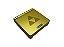 Console Game Boy Advance SP Dourado Zelda - Nintendo (Carcaça 2ª linha) - Imagem 1