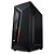 Gabinete Gamer Ultimate Gaming Case CARBON, Rainbow, Mid Tower, Vidro Lateral, Preto - TGT - Imagem 1