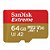 Cartão de Memória Micro SD 64GB - Sandisk Extreme - Imagem 1