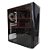 Gabinete Gamer Lighting RGB LED SINGLE RING, Mid Tower, Atx, Vidro Lateral, Preto - Liketec - Imagem 3