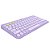 Teclado Logitech K380 Bluetooth Lilás sem fio - Imagem 1